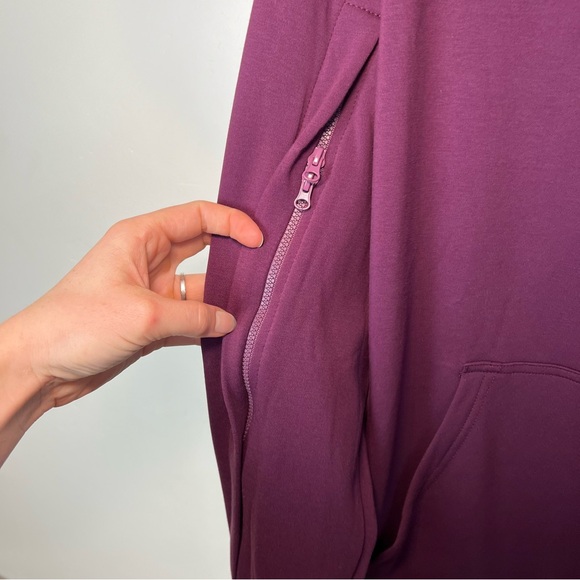 Bewell IV Zip Hoodie Plum XL - Picture 6 of 8
